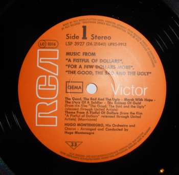 LP Hugo Montenegro And His Orchestra: Music From 'A Fistful Of Dollars', 'For A Few Dollars More' & 'The Good, The Bad And The Ugly'