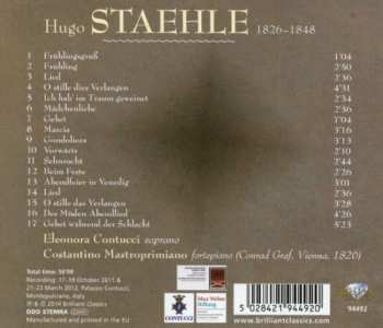 CD Hugo Staehle: Mädchenliebe (Lieder • Songs)