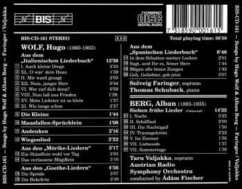 CD Hugo Wolf: Lieder / Sieben Frühe Lieder