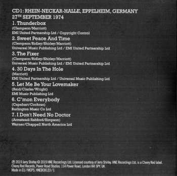 4CD/Dobozkészlet Humble Pie: Tourin' The Official Bootleg Box Set Vol.4