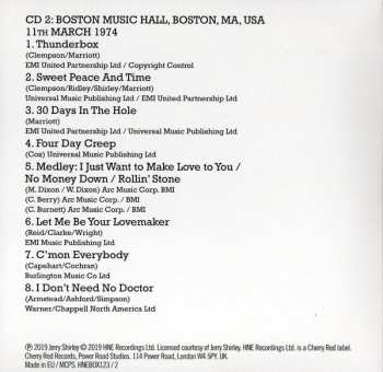 4CD/Dobozkészlet Humble Pie: Tourin' The Official Bootleg Box Set Vol.4