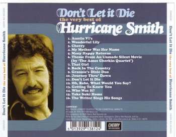 CD Hurricane Smith: Don't Let It Die: The Very Best Of Hurricane Smith