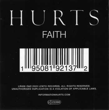 CD/3SP/Dobozkészlet Hurts: Faith DLX | CLR