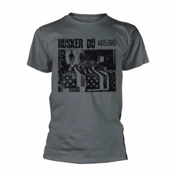 Merch Hüsker Dü: Póló Land Speed Record (charcoal)