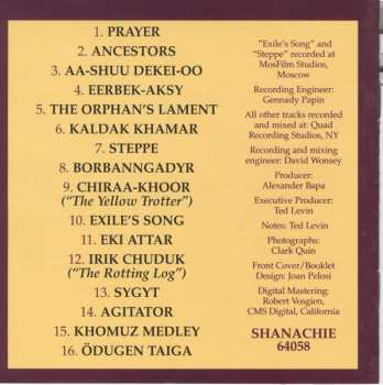 CD Huun-Huur-Tu: The Orphan's Lament