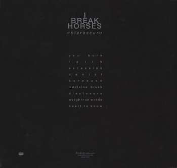 LP/CD I Break Horses: Chiaroscuro