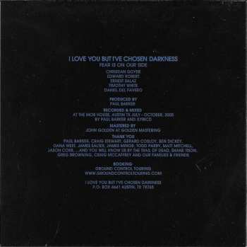CD I Love You But I've Chosen Darkness: Fear Is On Our Side
