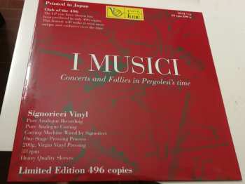 Album I Musici: I Musici - Concerts And Follies In Pergolesi's Time