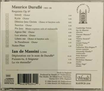 CD Maurice Duruflé: Requiem - Music For St-Étienne-Du-Mont