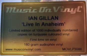 2LP Ian Gillan: Live In Anaheim LTD | NUM | CLR