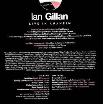 2CD Ian Gillan: Live In Anaheim / Gillan's Inn