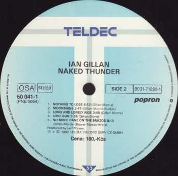 LP Ian Gillan: Naked Thunder