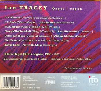 CD Ian Tracey: Klais-Orgel Abtei Himmerod