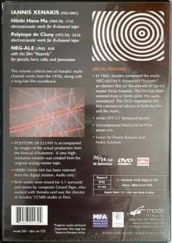 DVD Iannis Xenakis: Xenakis Electronic Music 2