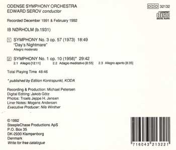 CD Odense Symfoniorkester: Symphony 1 Op. 10 • Symphony 3 Op. 57
