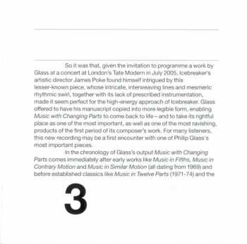 CD Philip Glass: Music With Changing Parts