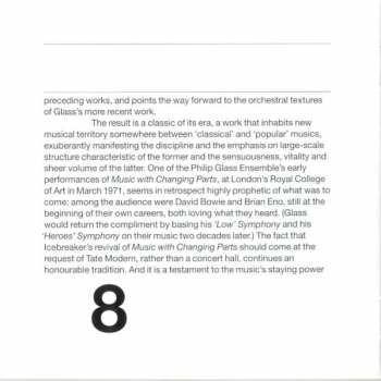 CD Philip Glass: Music With Changing Parts