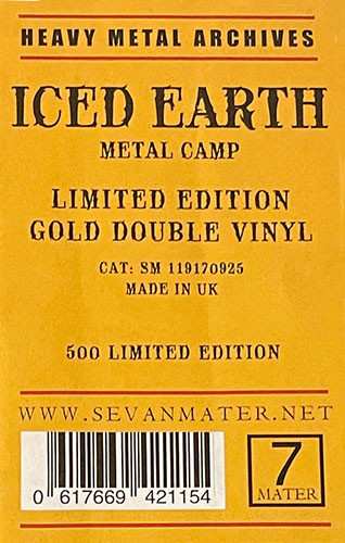 Album Iced Earth: Metal Camp: Live In Slovenia 2008