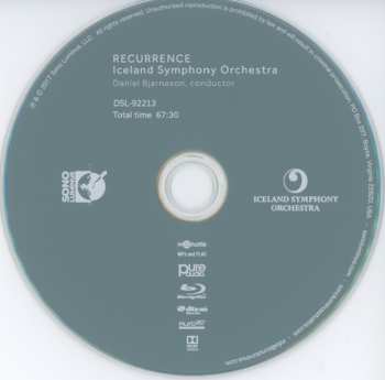 CD/Blu-ray Daníel Bjarnason: Recurrence