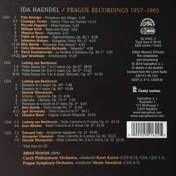 5CD/Dobozkészlet Ida Haendel: Prague Recordings 1957-1965