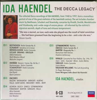 6CD/Dobozkészlet Ida Haendel: The Decca Legacy