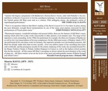 CD Maurice Ravel: Biret Archive Edition, Vol. 19