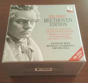 18CD/DVD Ludwig van Beethoven: Idil Biret Beethoven Edition 32 Piano Sonatas . 5 Piano Concertos . Choral Fantasy . 9 Symphonies . Antoni Wit . Bilkent Symphony Orchestra