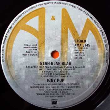 LP Iggy Pop: Blah-Blah-Blah