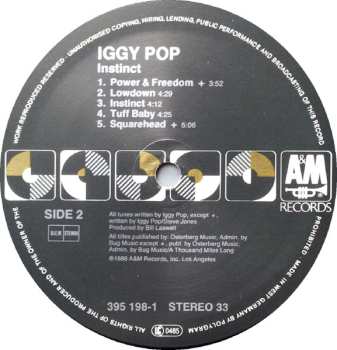 LP Iggy Pop: Instinct