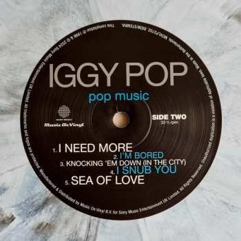 2LP Iggy Pop: Pop Music CLR | LTD | NUM