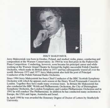 CD Jerzy Maksymiuk: Piano Concerto In A Minor Op 17 / Piano Concerto In E Major Op 59