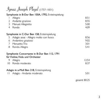 CD Ignaz Pleyel: Grand Concert