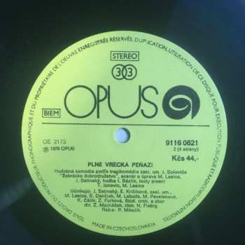 2LP Milan Lasica: Plné Vrecká Peňazí