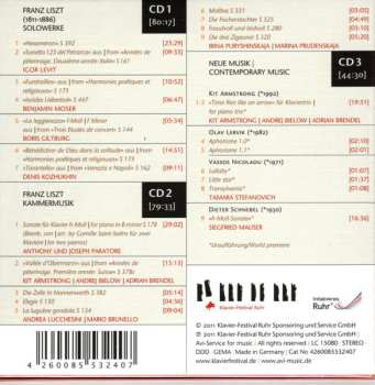 3CD/Dobozkészlet Franz Liszt: Wagner und Verdi - Paraphrasen und Transkriptionen & Neue Musik