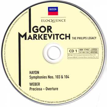 26CD/Dobozkészlet Igor Markevitch: Igor Markevitch / The Philips Legacy