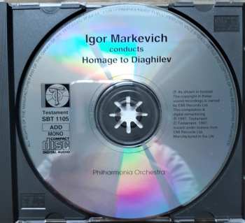 CD Philharmonia Orchestra: Igor Markevich: Homage To Diaghilev