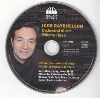 CD Russian State Symphony Orchestra: Orchestral Music, Volume Three: Piano Concerto In G Minor • Cello Concerto In G Minor 