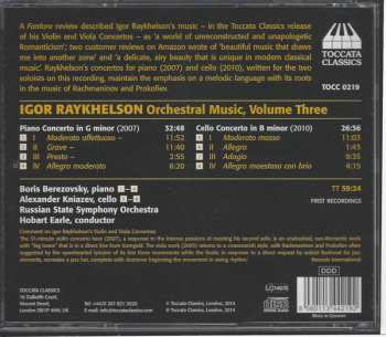 CD Russian State Symphony Orchestra: Orchestral Music, Volume Three: Piano Concerto In G Minor • Cello Concerto In G Minor 