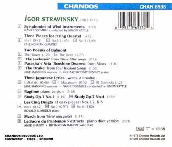 CD Igor Stravinsky: Stravinsky: Symphonies Of Wind Instruments Etc.