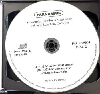 2CD Igor Stravinsky: Stravinsky conducts Stravinsky LTD