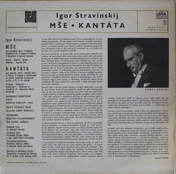 LP The Czech Philharmonic Orchestra: Kantáta • Mše
