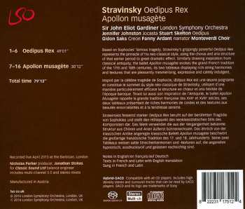 SACD Igor Stravinsky: Oedipus Rex / Apollon Musagète
