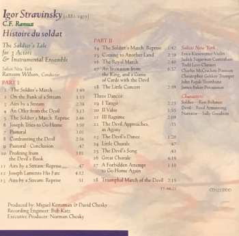 CD Igor Stravinsky: Histoire Du Soldat - The Soldier's Tale For 3 Actors & Instrumental Ensemble