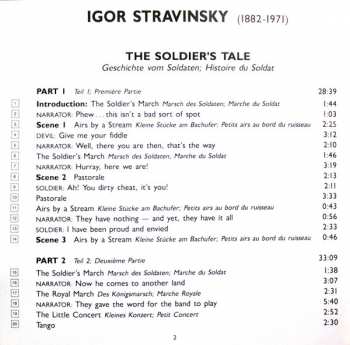 CD Igor Stravinsky: The Soldier's Tale (Complete)