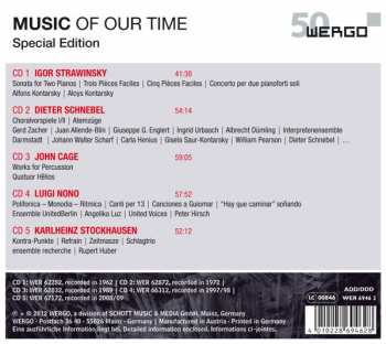 5CD/Dobozkészlet Igor Stravinsky: WERGO - 50 Years (Since 1962)