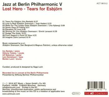CD Iiro Rantala: Jazz At Berlin Philharmonic V - Lost Hero - Tears For Esbjörn