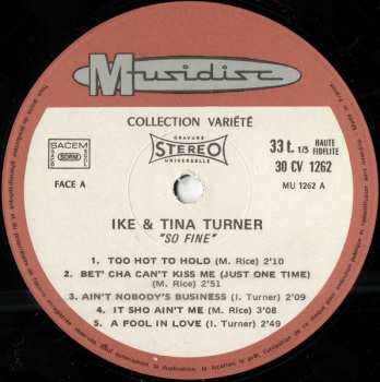 4LP/Dobozkészlet Ike & Tina Turner: Fabulous