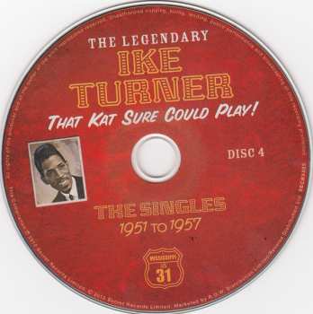 4CD/Dobozkészlet Ike Turner: That Kat Sure Could Play! The Singles 1951 To 1957
