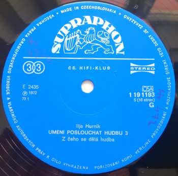 8LP Ilja Hurník: Umění Poslouchat Hudbu (8xLP+BOX+BOOKLET)