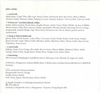 CD Fonográf: A Koncert